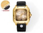 THB Factory Cartier Santos Middle East Version Tape Gold Steel Case Diameter 39.8mm watch